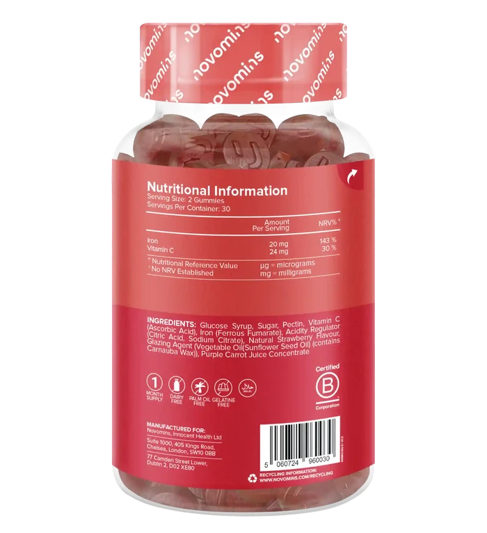 Novomins Iron Gummies