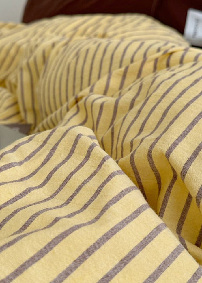 James Striped Bedding Set / Green - Ever Lasting