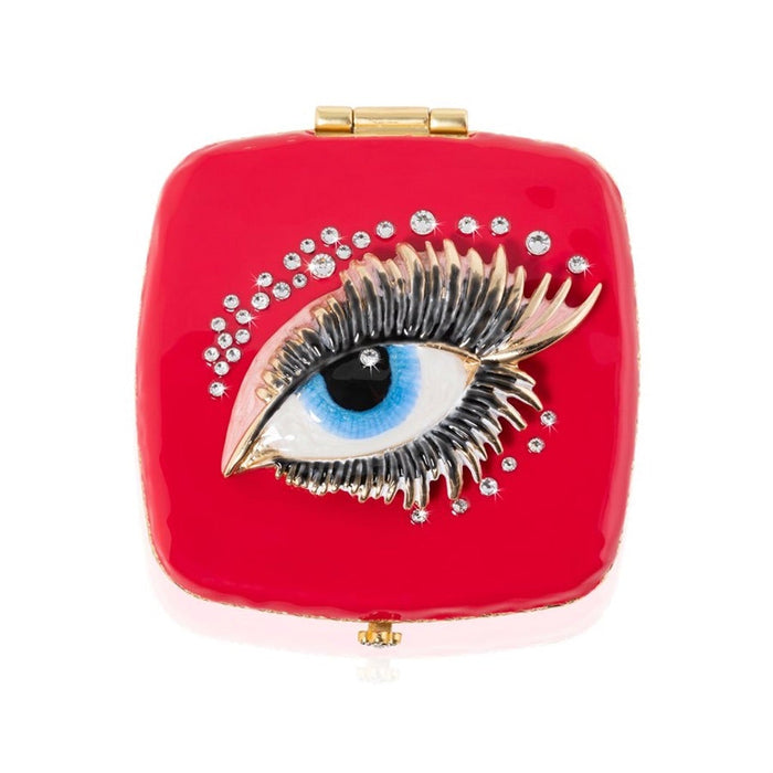 Jay Strongwater Bette Eye Compact Compacts Jay Strongwater