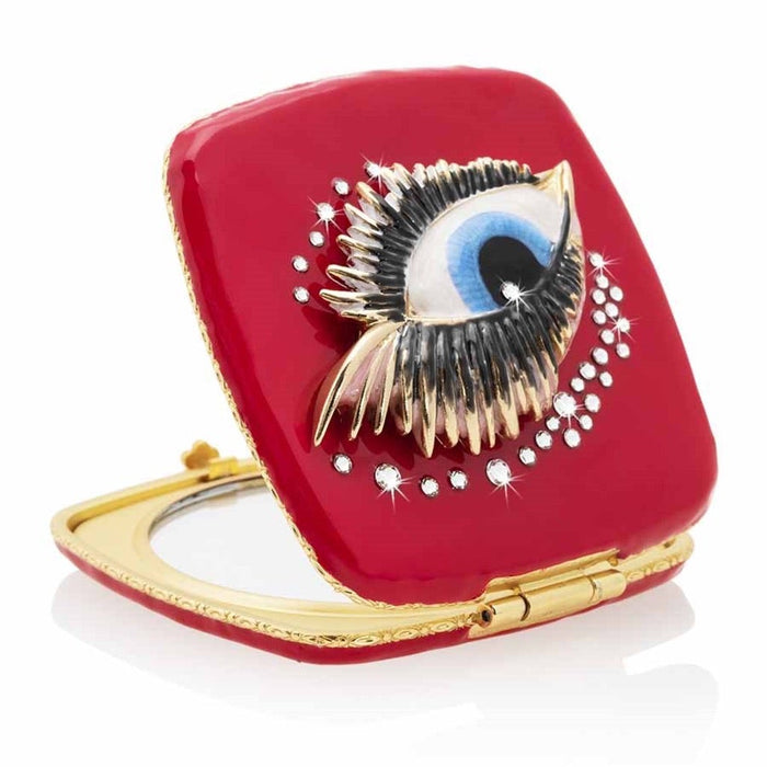 Jay Strongwater Bette Eye Compact Compacts Jay Strongwater