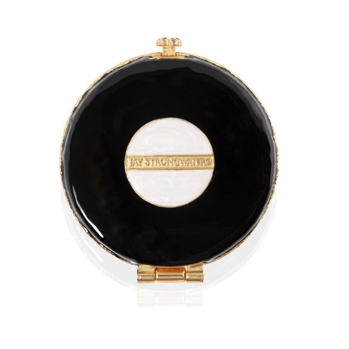Jay Strongwater Monroe Lip Compact Red/Black Compacts Jay Strongwater