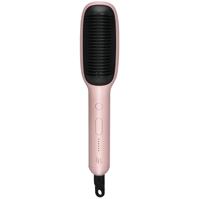 Labelle LB036 Baby Straight Brush Safe and Easy to Use with One Hand - Pink