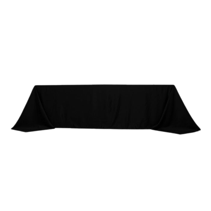 Black tablecloth on a plain background.