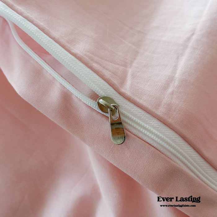 Large Pink Ruffle Square Pillowcase - Ever Lasting