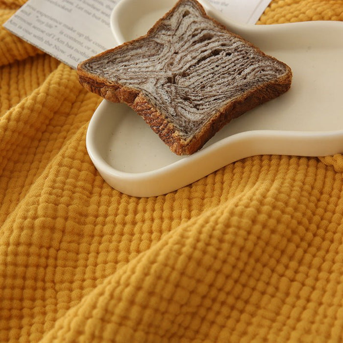 - Ever Lasting - Light Weight Cotton Blanket / Yellow - Blankets - Ever Lasting