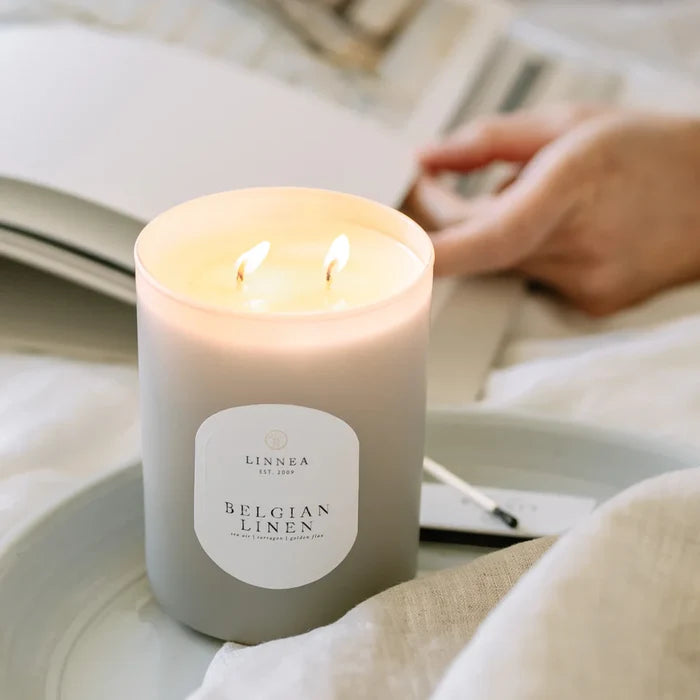 Linnea | Belgian Linen Soy Candle