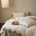 - Ever Lasting - Liora Ribbon Bow Tied Floral Bedding Set / Purple - Bedding Set - Ever Lasting