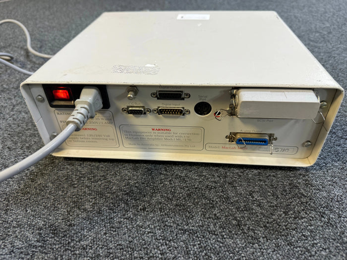 MacLab/4e ADInstruments High Performance Recording Unit physiological data recording unit SelfiMed UK
