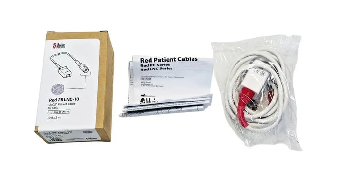 Masimo RED 25 LNC-10 LNCS Patient Cable Ref 3345- Next Day Delivery next day delivery SelfiMed UK