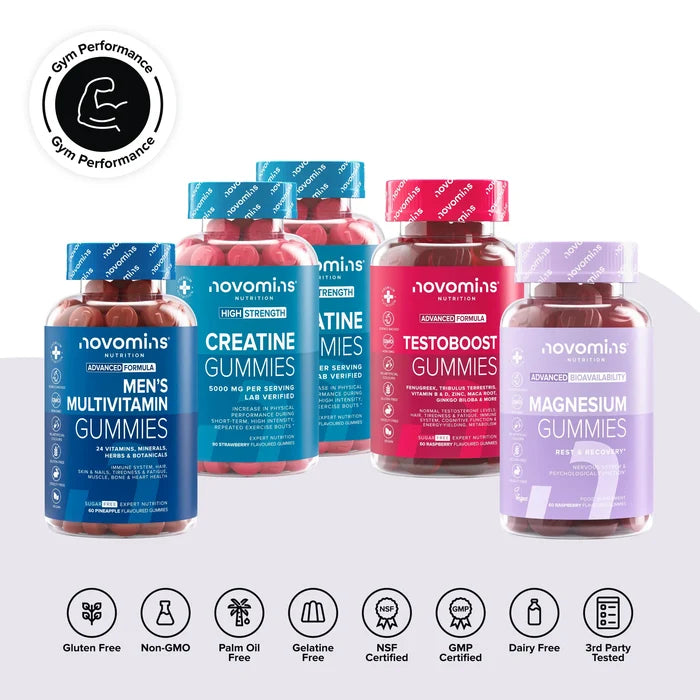 Novomins Men’s Gym Performance Bundle