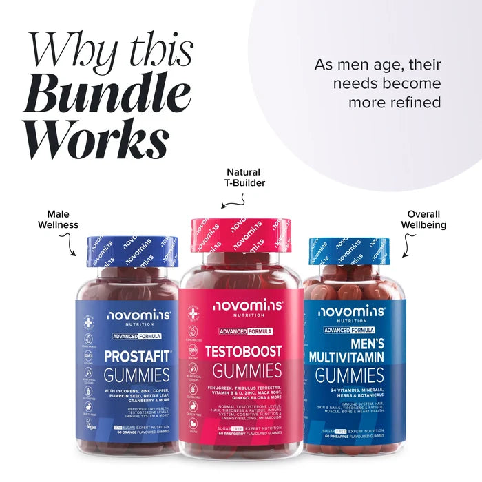 Novomins Men's Over 40s Bundle why this bundle works