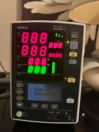 Mindray Datascope Accutorr V Plus Patient Monitor With SPO2, NIBP & Printer Op Patient Monitor SelfiMed UK