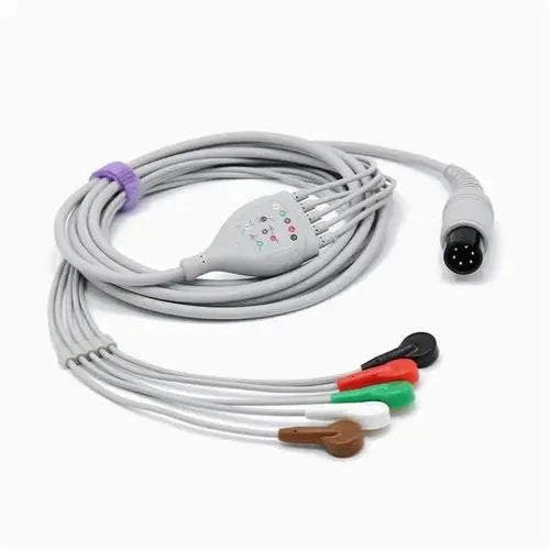 Mindray Replacement 6 Pin 3 Leads ECG Cable - Next Day Delivery next day delivery SelfiMed UK