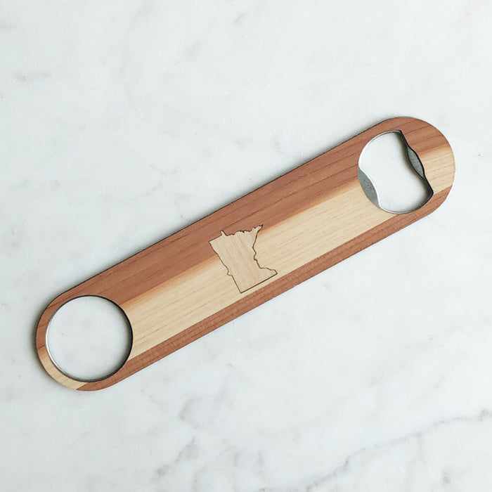Minnesota Wooden Bottle Opener