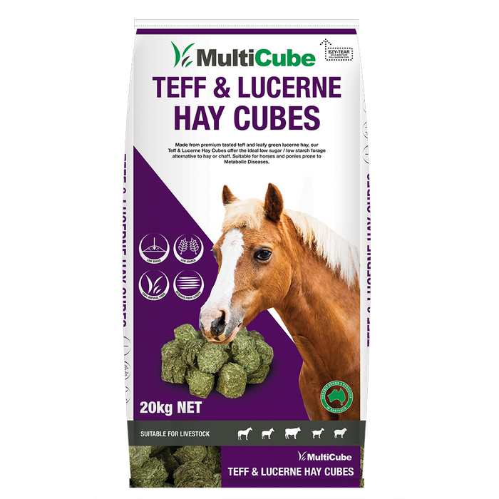 MULTICUBE TEFF & LUCERNE 20KG
