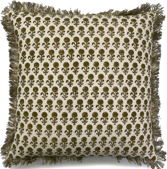 Navari Olive Cushion