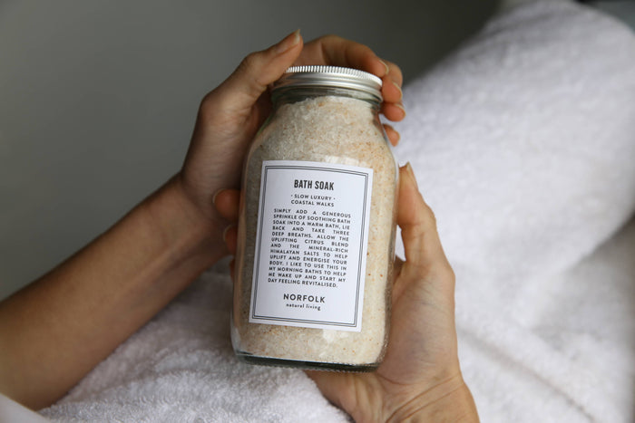 Norfolk Natural Living Bath Soak - Deepest Sleep 250ml (Himalayan Salt Melody)