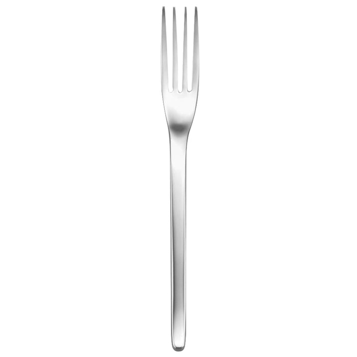 Oneida T483FSLF Apex 7" 18/10 Stainless Steel Extra Heavy Weight Salad / Pastry Fork - 12/Pack