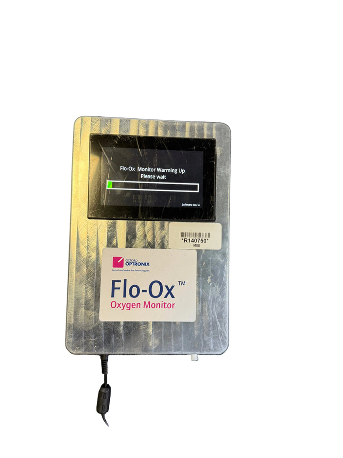 Oxford Optronix Flo-Ox Oxygen Monitor with Mark I Ventura CPAP Flow Generator & Clamp oxygen monitor SelfiMed UK