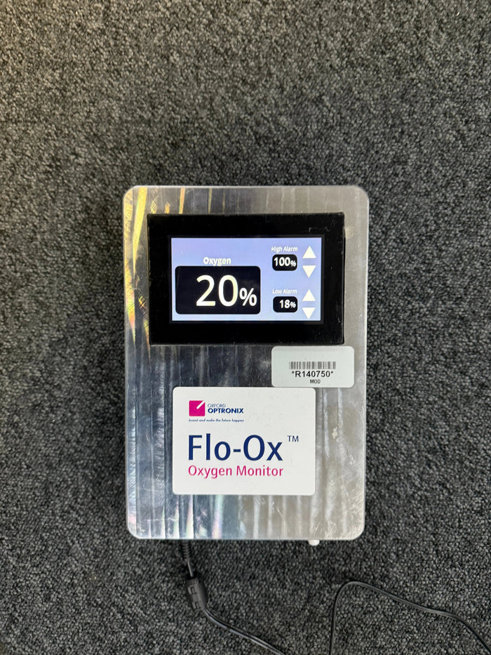 Oxford Optronix Flo-Ox Oxygen Monitor with Mark I Ventura CPAP Flow Generator & Clamp oxygen monitor SelfiMed UK