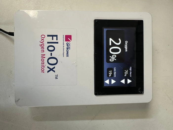Oxford Optronix Flo-Ox Oxygen Monitor with Mark I Ventura CPAP Flow Generator oxygen monitor SelfiMed UK