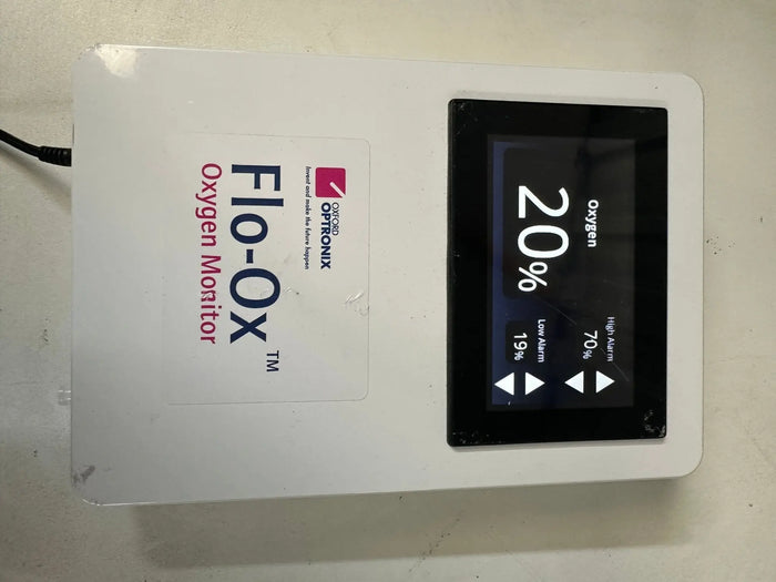 Oxford Optronix Flo-Ox Oxygen Monitor with Mark I Ventura CPAP Flow Generator oxygen monitor SelfiMed UK