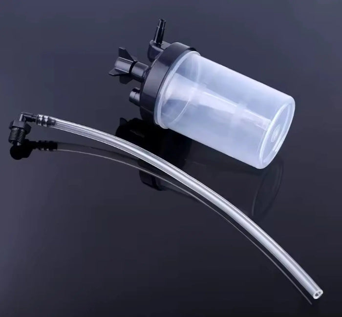 Oxygen Bubbler Bottle Humidity Humidifier Water Bottle & Tubing Connector Elbow 12" for Oxygen Concentrator SelfiMed UK