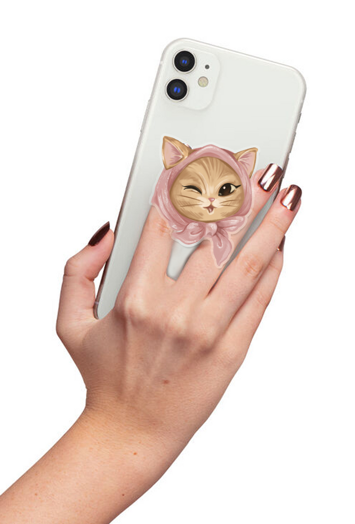 Peek-A-Meow - GRIPUP™ Limited Edition MF x Loucase Collection Phone Grip | LOUCASE
