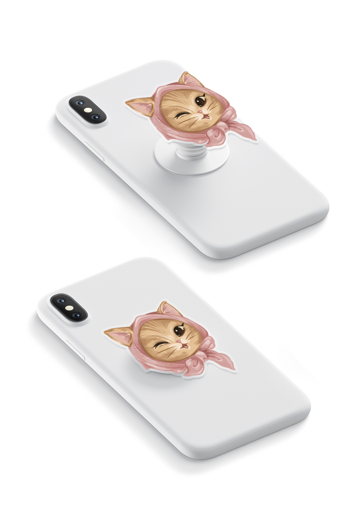 Peek-A-Meow - GRIPUP™ Limited Edition MF x Loucase Collection Phone Grip | LOUCASE