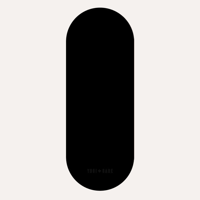 Performance Pilates Arch Mat Natural Rubber - Black