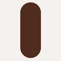Performance Pilates Arch Mat Natural Rubber - Chocolate
