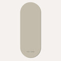 Performance Pilates Arch Mat Natural Rubber - Milk