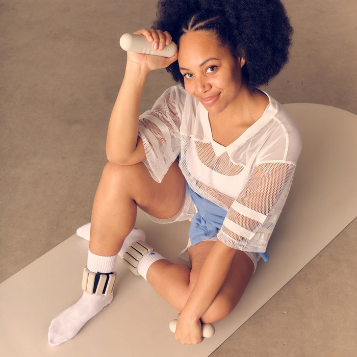 Performance Pilates Arch Mat Natural Rubber - Milk