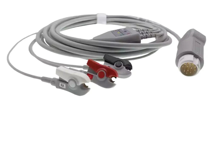 Philips 12 pin 5 Lead Grabber ECG EKG Cable M2 M1001A M1175A - Next Day Delivery next day delivery SelfiMed UK
