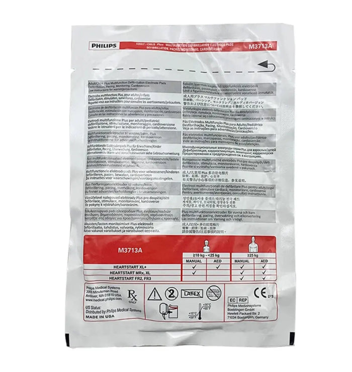 Philips M3713A Adult AED Pads adult AED pads SelfiMed UK