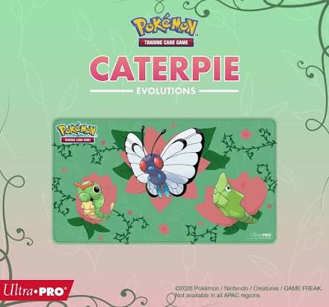 Playmat: Pokemon- Caterpie Evolutions