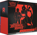 Pokemon Destined Rivals Elite Trainer Box featuring Mewtwo and Team Rocket with Scarlet Violet design