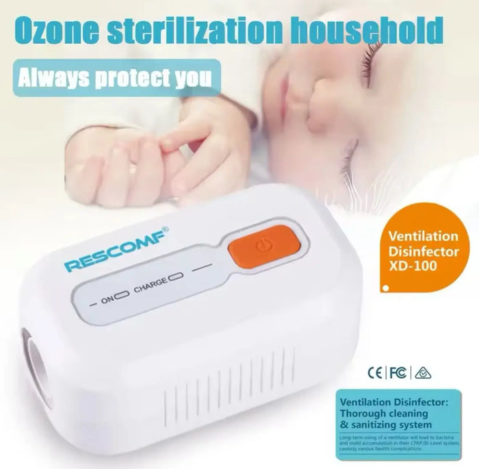 Portable Ozone CPAP Cleaner device model XD100 for disinfecting CPAP mask and tubes cpap masks SelfiMed UK