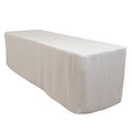 White table cover for banquet or event use
