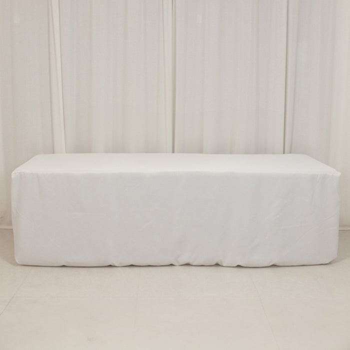 White table cover for events and gatherings