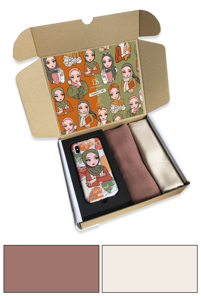 Prim Bundle - KLEARLUX™ + 2 Shawl Special Edition Dianashawl X Casesbywf x Guzel KL Phone Case