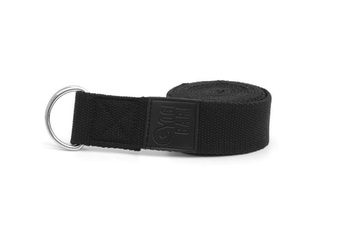 Recycled Plastic Yogi Bare RPET Yoga stretching strap black