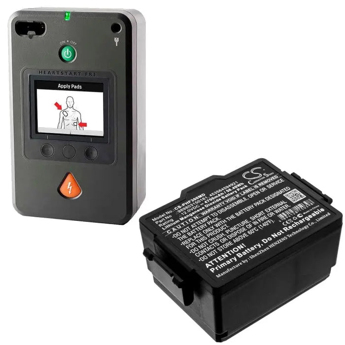 Replacement Battery HeartStart FR3 AED HeartStart FR3 AED battery SelfiMed UK