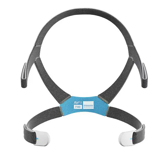ResMed AirFit F40 Headgear with Magnetic Clips cpap mask headgear magnetic clips SelfiMed UK