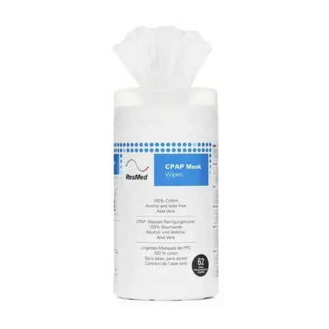 ResMed CPAP Mask Wipes — 62 Wipe Tub CPAP Wipes SelfiMed UK
