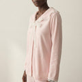 - Ever Lasting - Rosy Velvet Coquette Lace Pajama Set / Blue - Pajamas - Ever Lasting