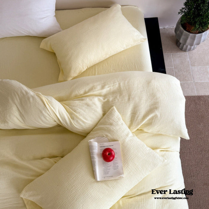 Ruby Double Gauze Pastel Bedding Set / Pink - Ever Lasting