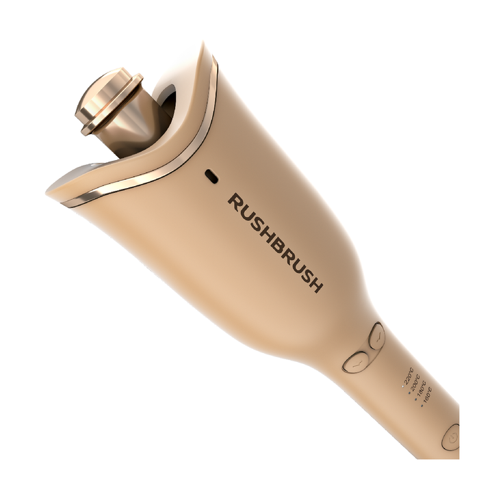 Rush Brush U1 Plus 60W Automatic Hair Curling Iron - Beige