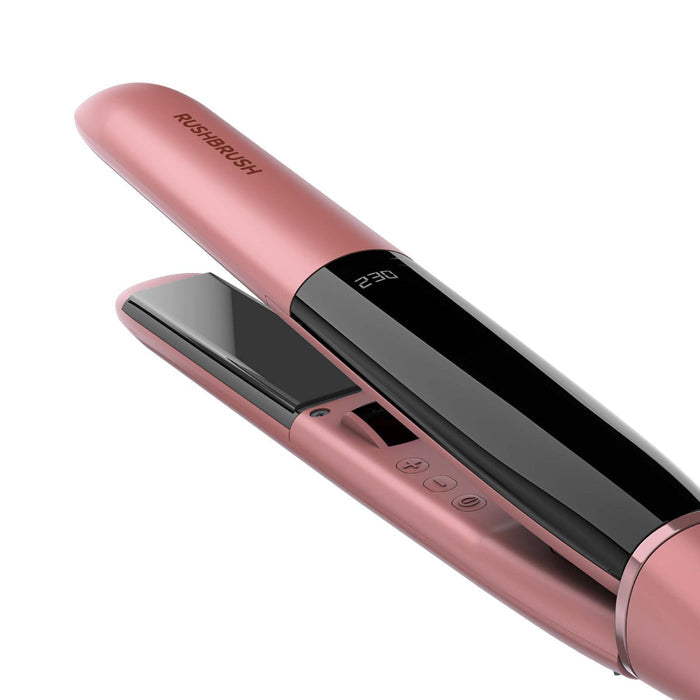 Rush Brush X1 Pro 50W Hair Straightener Safety Lock, Auto Shutdown, LED Screen