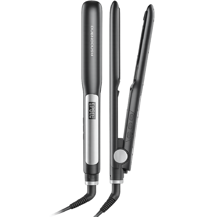 Rush Brush X2 Keratin Pro Hair Straightener - Black/Gray